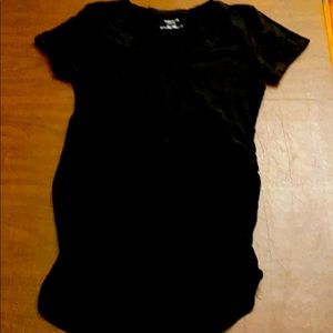 Motherhood maternity small black t shirt